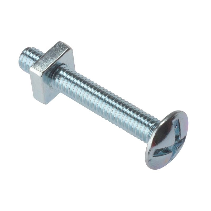 Forgefix Roofing Bolt ZP M6 x 40mm Bag 25 - FORRBN640M - Image 1