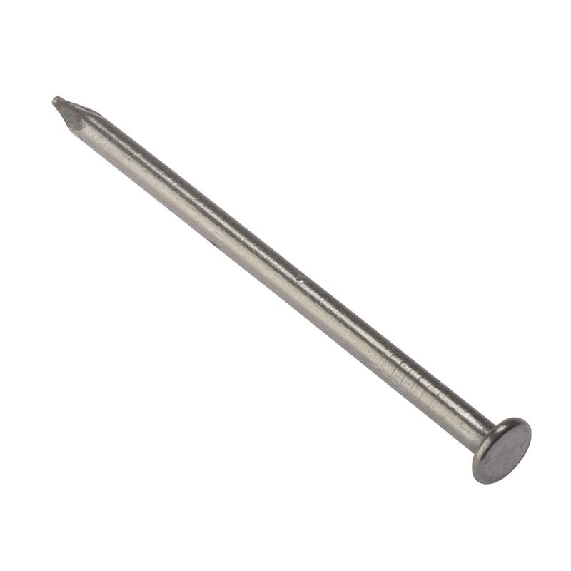 Forgefix Round Head Nail Bright Finish 25mm Bag of 500g - FORRH25B500 - Image 1