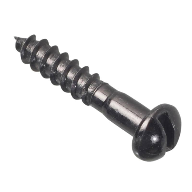 Forgefix Wood Screw Slotted Round Head ST Black Japanned 3/4in x 6 Forge Pack 40 - FORFPR346J - Image 5