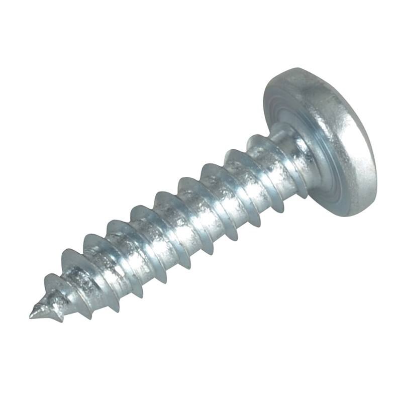 Forgefix Self-Tapping Screw Pozi Compatible Pan Head ZP 3/4in x 10 ForgePack 20 - FORFPS3410Z - Image 3