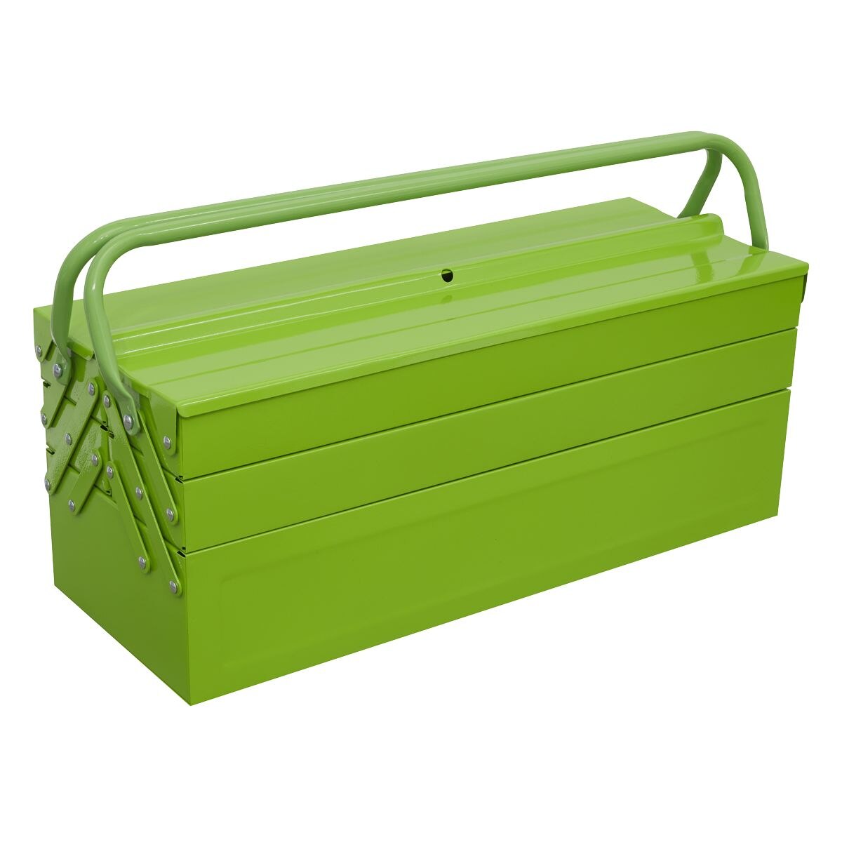 Sealey Cantilever 4 Tray Toolbox 530mm - Green - Image 7