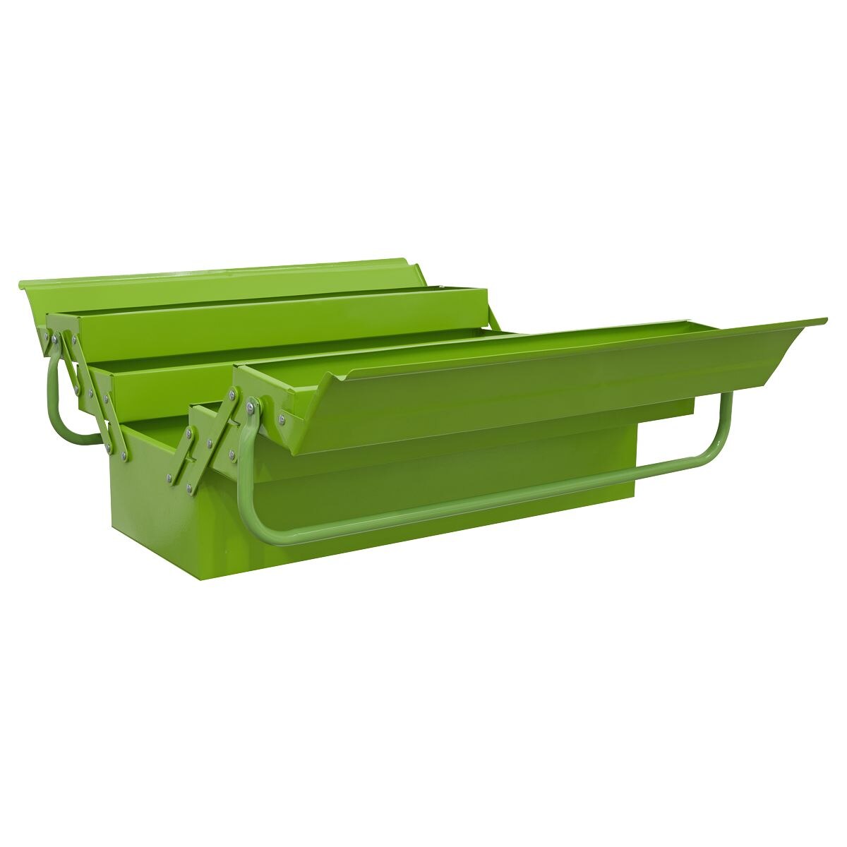 Sealey Cantilever 4 Tray Toolbox 530mm - Green - Image 9