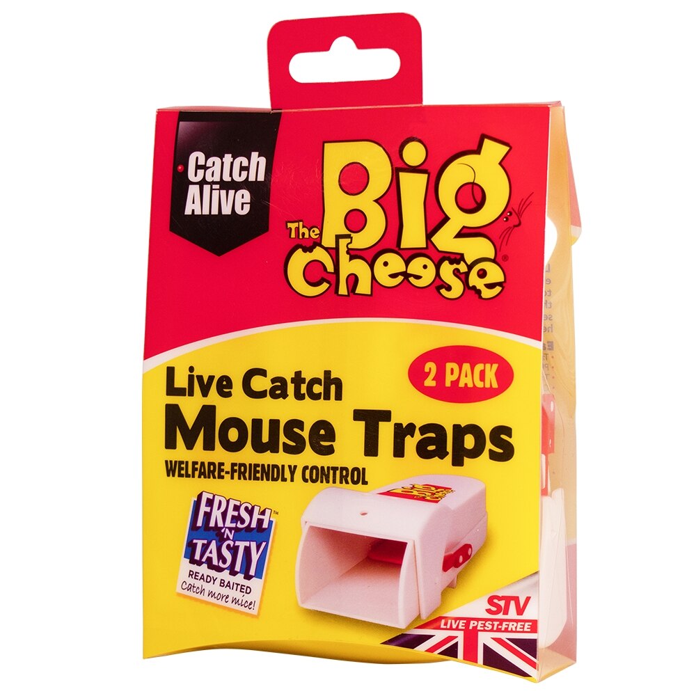 The Big Cheese Live Catch Mouse Traps 2 Pack - Image 3