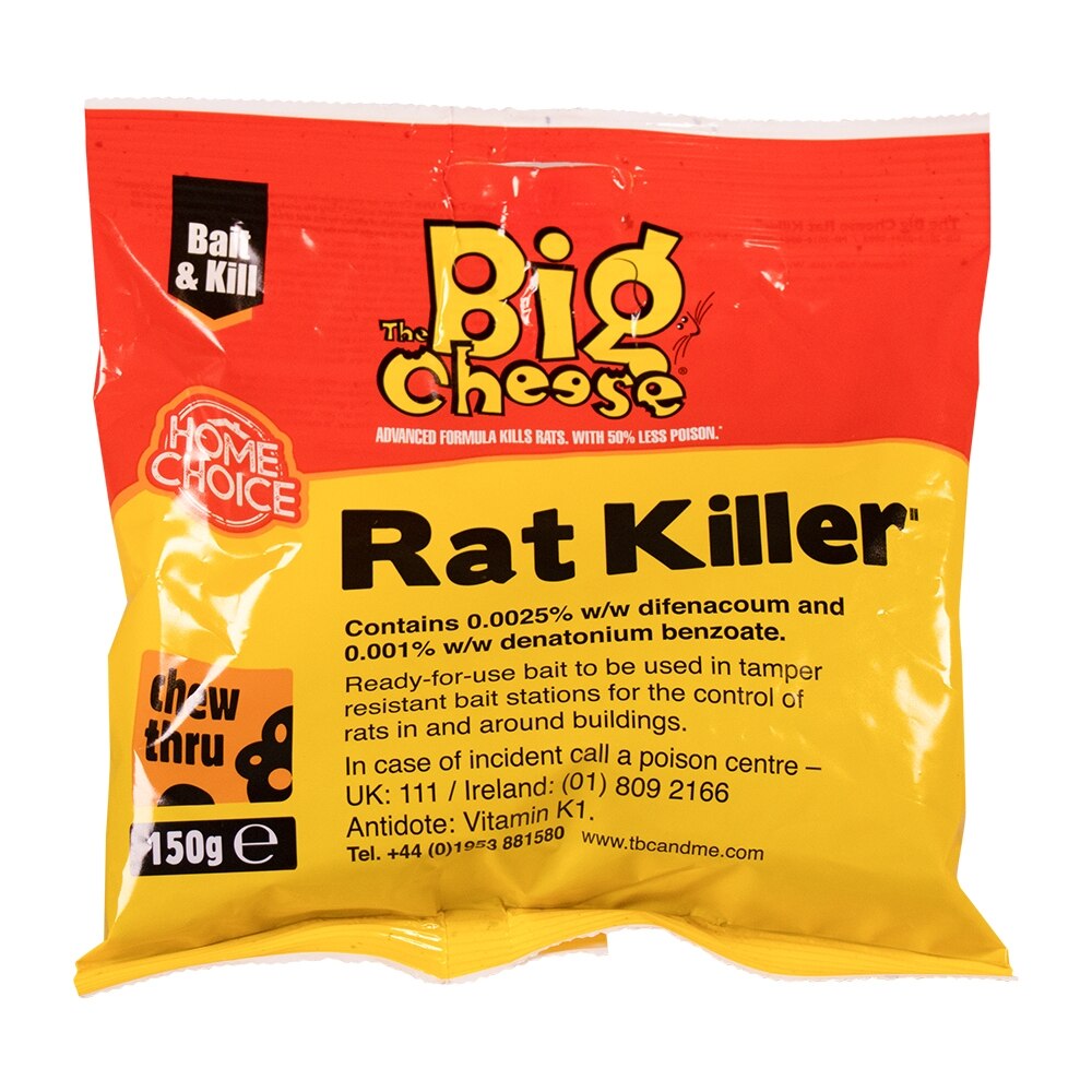 The Big Cheese - Rat Killer Grain Bait Sachet 150g - Image 5