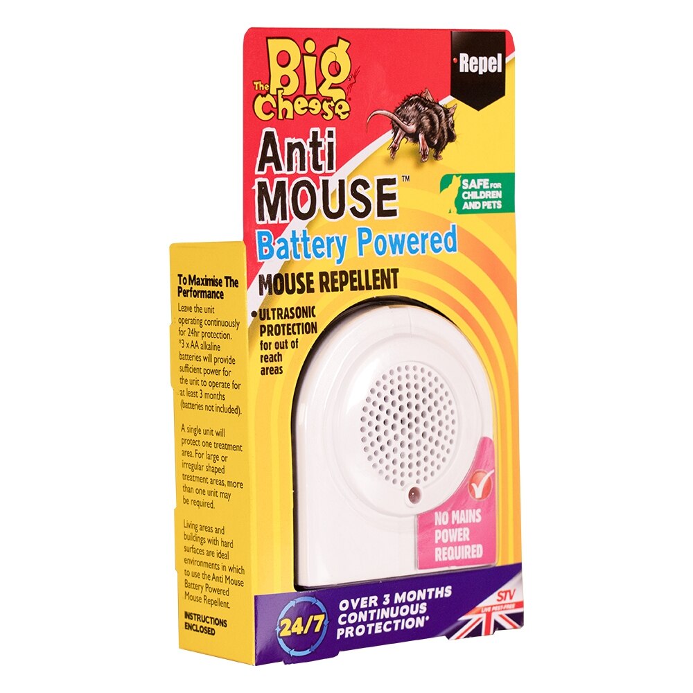 The Big Cheese - Battery Powered Ultrasonic Mouse Repellent - Image 6