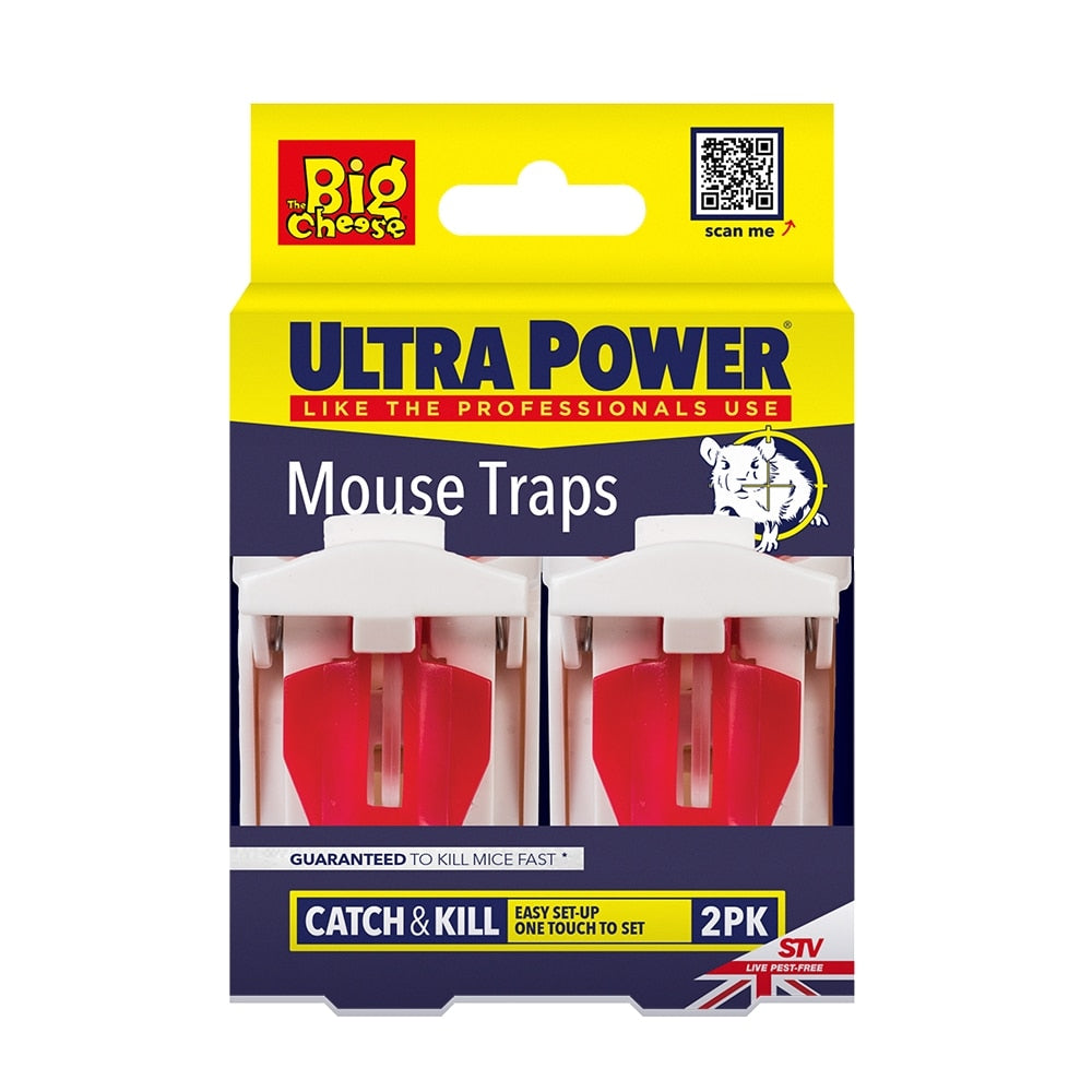 The Big Cheese Ready Baited Mouse Trap 2 Pack - Image 1