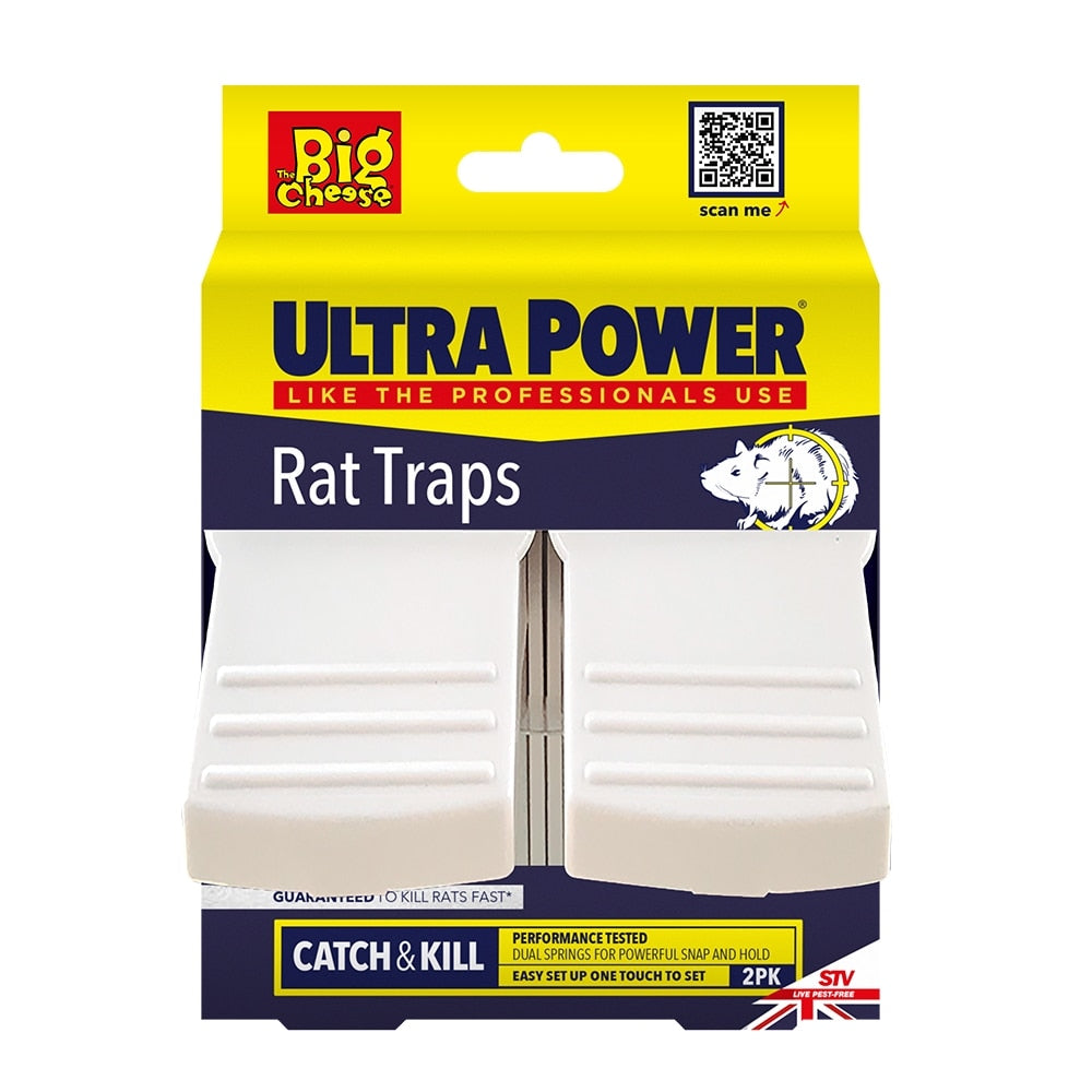 The Big Cheese Ready Baited Rat Trap 2 Pack - Image 1