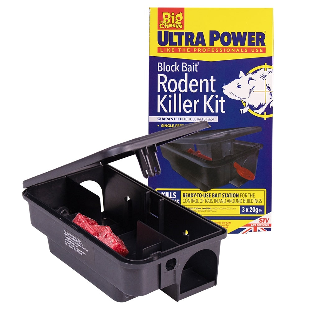 The Big Cheese - Block Bait Rodent Killer Pest Control Kit - Image 1