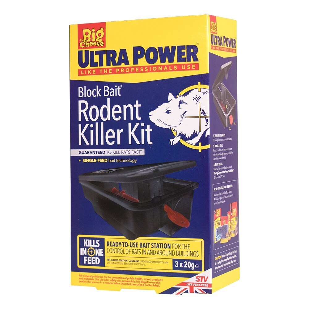 The Big Cheese - Block Bait Rodent Killer Pest Control Kit - Image 2