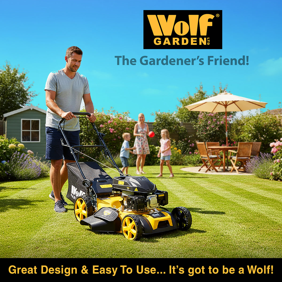 Wolf Garden 20" Self Propelled Recoil Start Mower