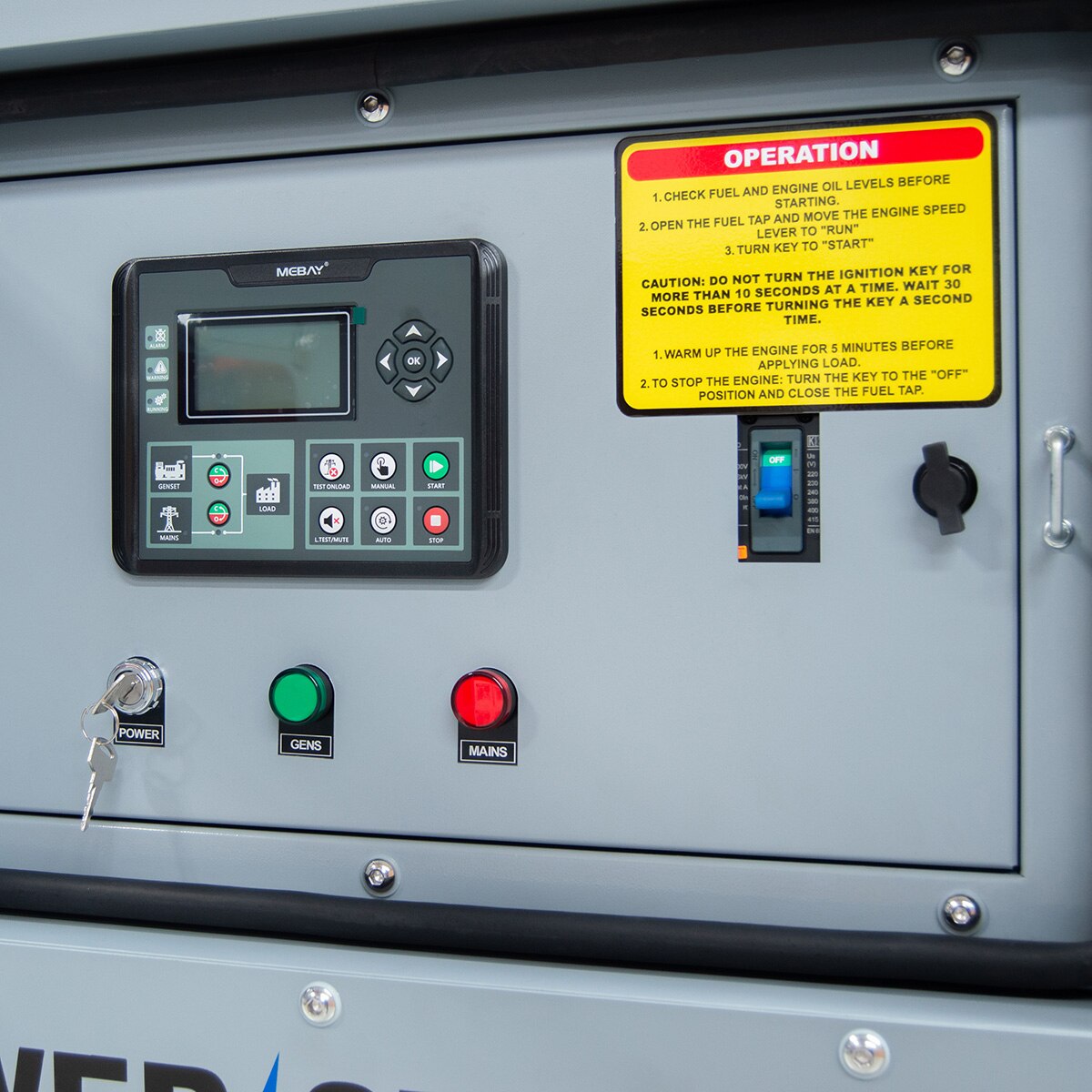 Triumph 44kVA 35.2kW 400v 3 Phase Diesel Water-Cooled Generator Set - Image 6