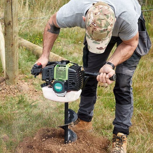 Draper Petrol 52cc 2-Stroke Earth Auger Ground Drill - Image 5