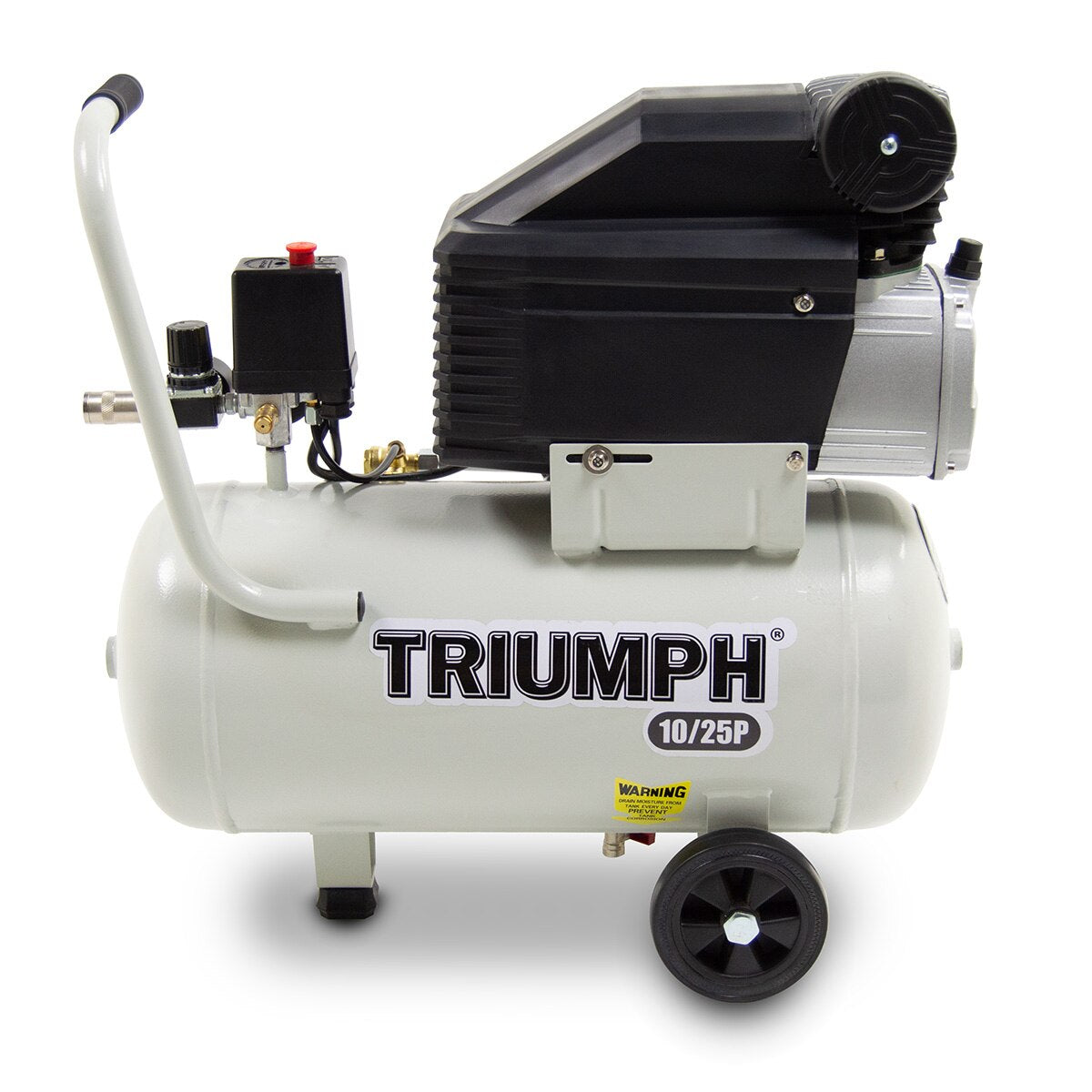 Triumph 10/25P Portable Commercial Air Compressor 25L 8.5CFM 2HP - Image 4
