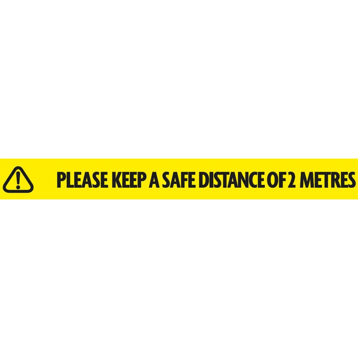 Faithfull Laminated Self-Adhesive Hazard Tape 50mm x 33m - Image 2