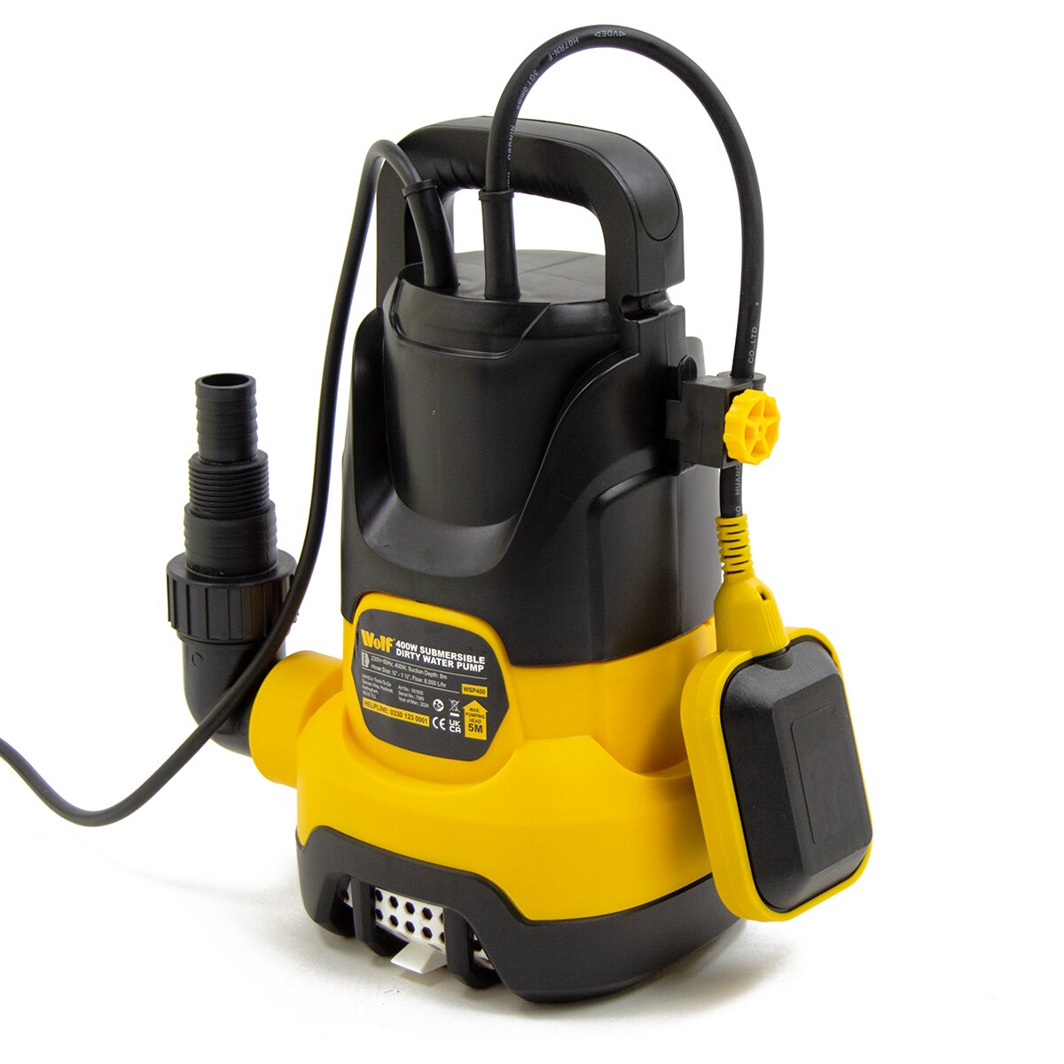 Wolf 400w Dirty & Clean Automatic Submersible Water Pump - Image 3