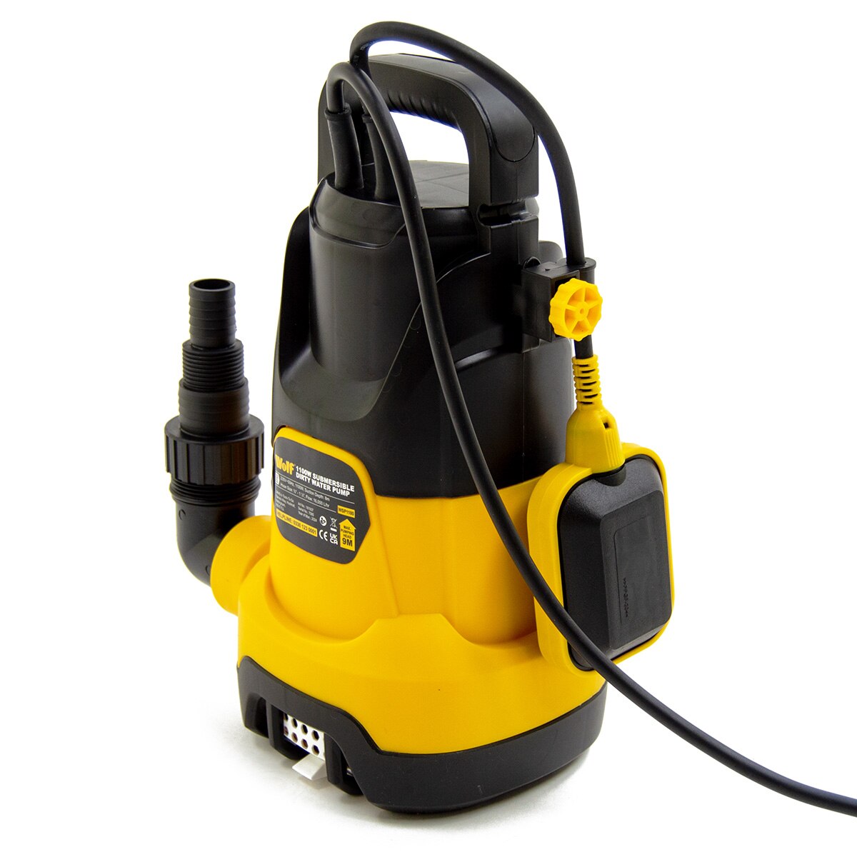 Wolf 1100w Dirty & Clean Automatic Submersible Water Pump - Image 3