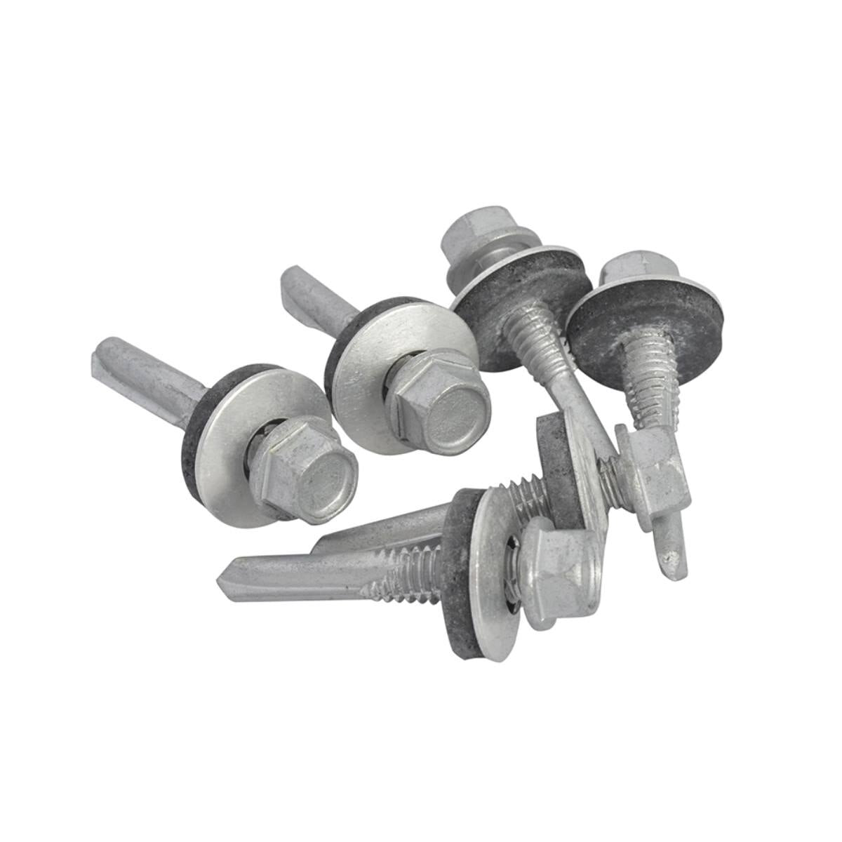 Forgefix Techfast Roofing Screws with Rubber Washer 5.5 x 32mm (Box 100) - FORTFHH5532 - Image 3