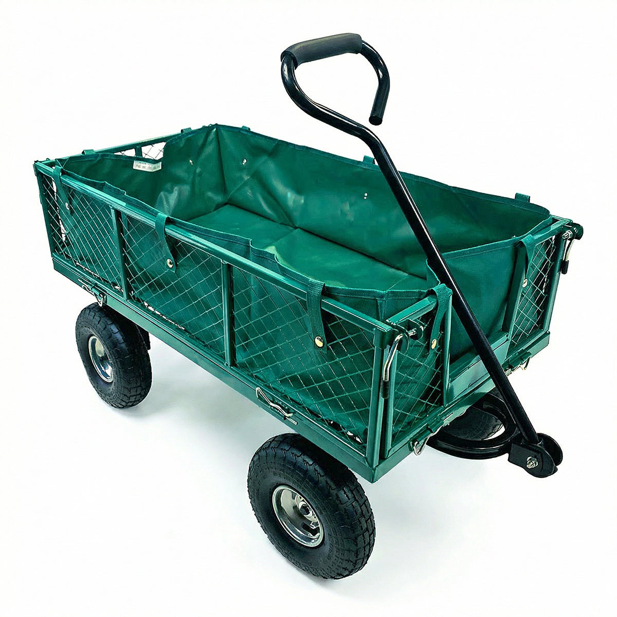 Wolf 200kg Heavy Duty Garden Cart Steel Mesh Trolley