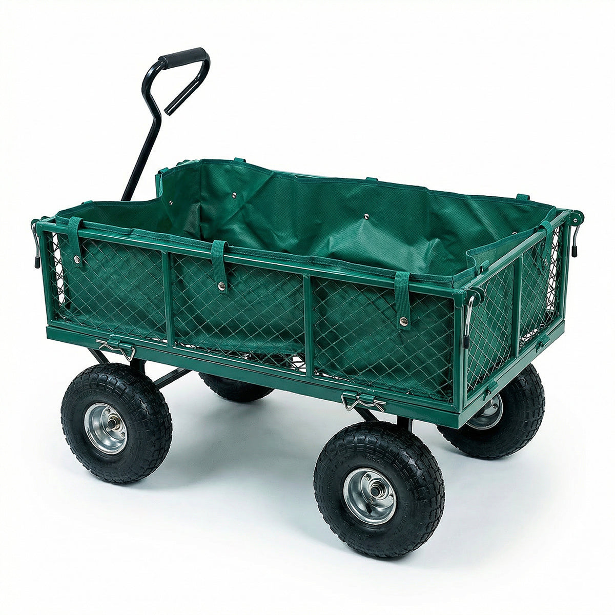 Wolf 200kg Heavy Duty Garden Cart Steel Mesh Trolley