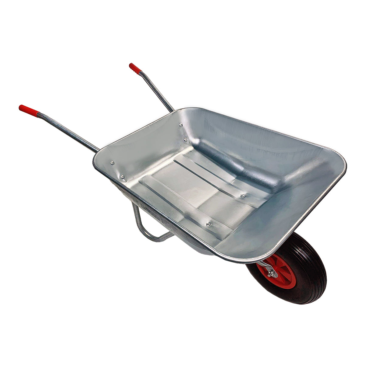 Wolf 65L Wheelbarrow Heavy Duty Steel Garden Builders Barrow