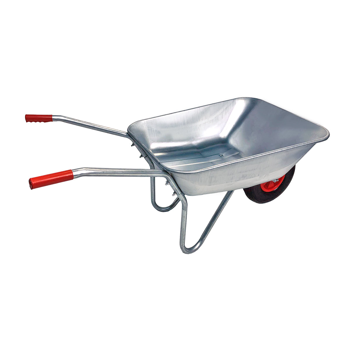 Wolf 65L Wheelbarrow Heavy Duty Steel Garden Builders Barrow