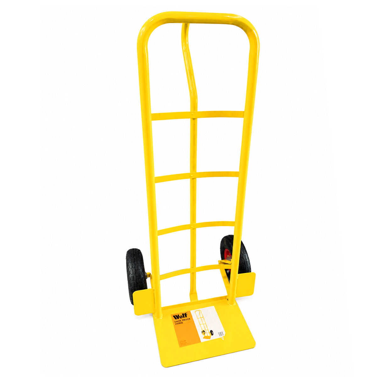 Wolf Sack Trolley Yellow Powder Coating 200kg
