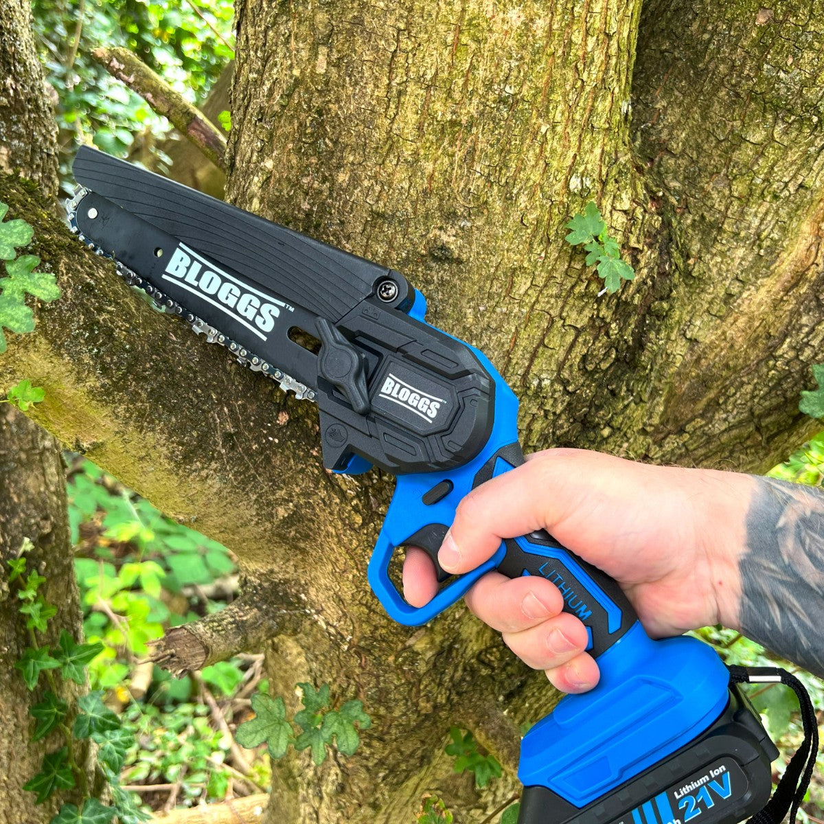 Bloggs 6" 15cm Cordless Pruning Chainsaw 21V