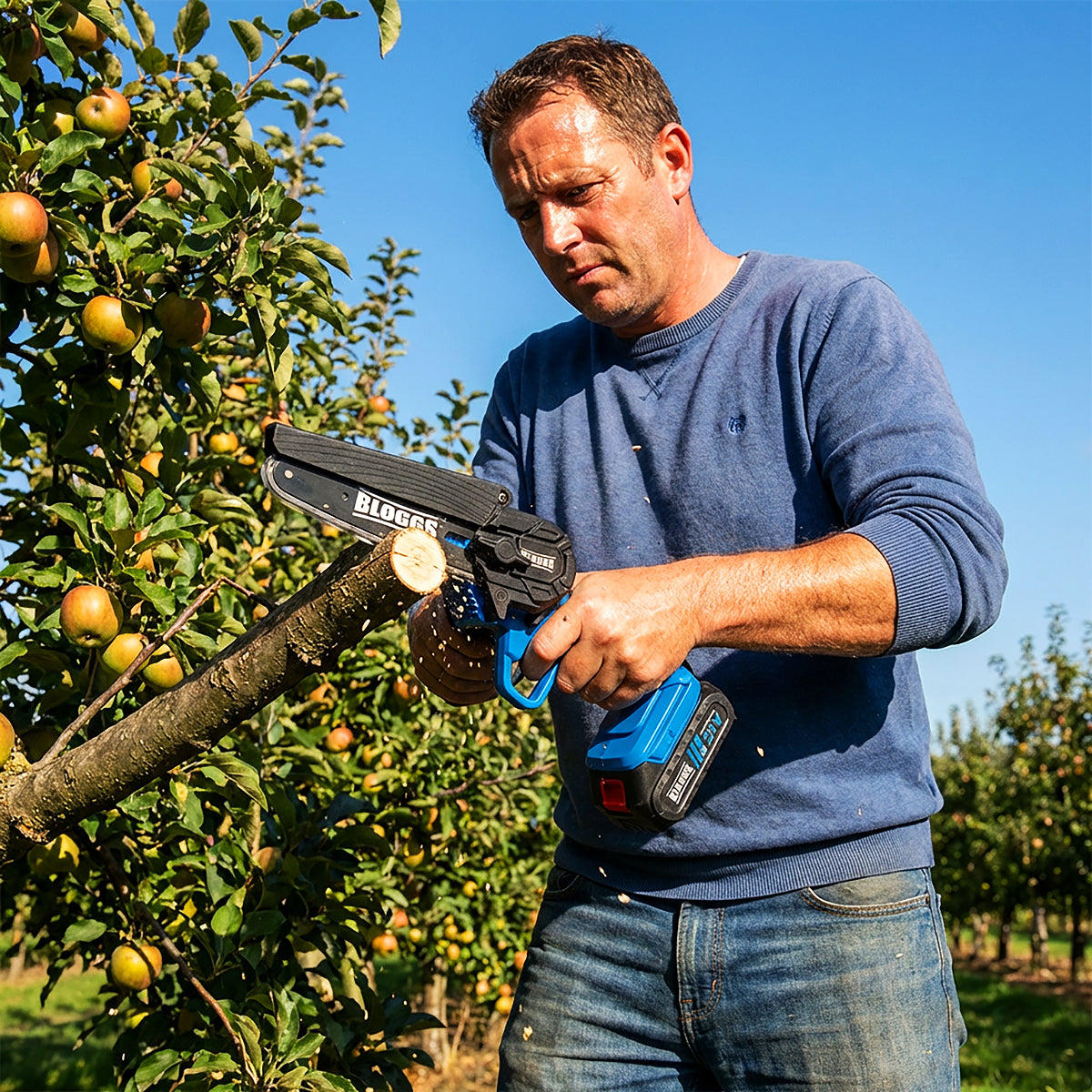 Bloggs 6" 15cm Cordless Pruning Chainsaw 21V