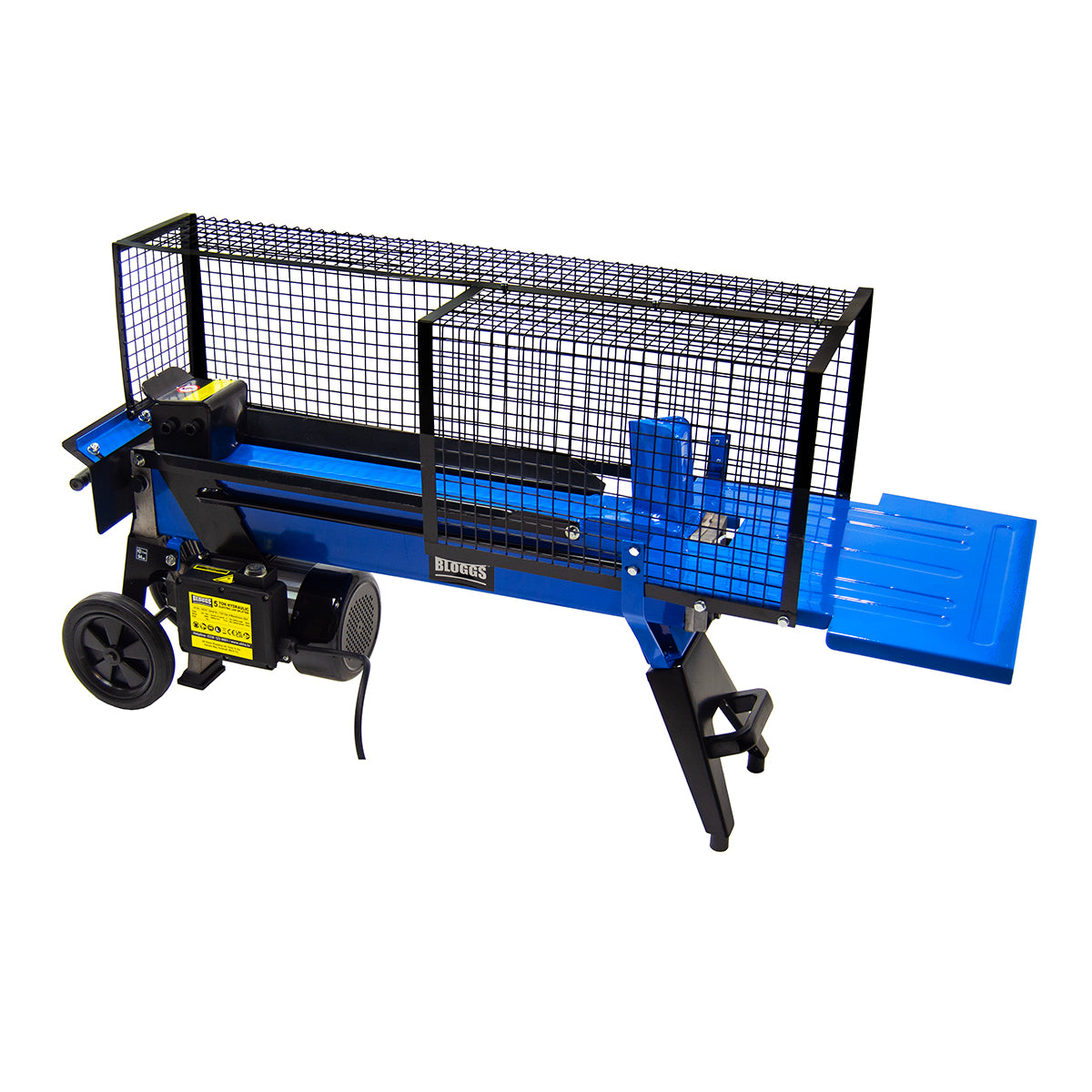 Bloggs 6 Tonne Horizontal Electric Log Splitter with Cage