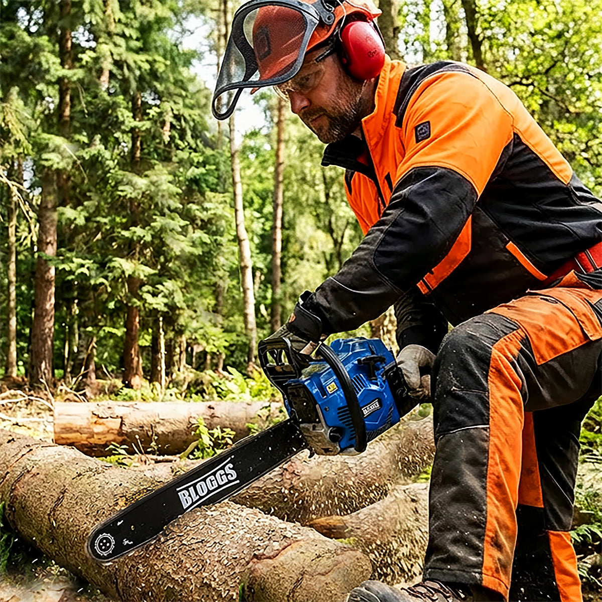 Bloggs 20'' Petrol Chainsaw 58cc with Easy Start