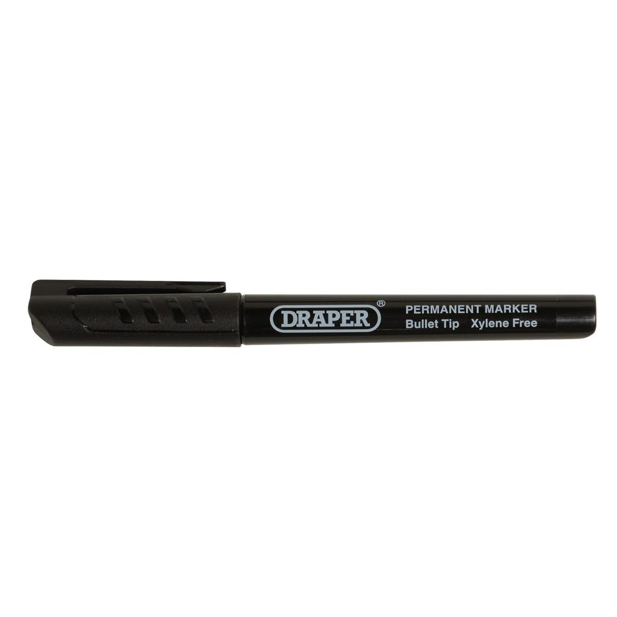 Draper Permanent Marker Pen - Black - Image 2
