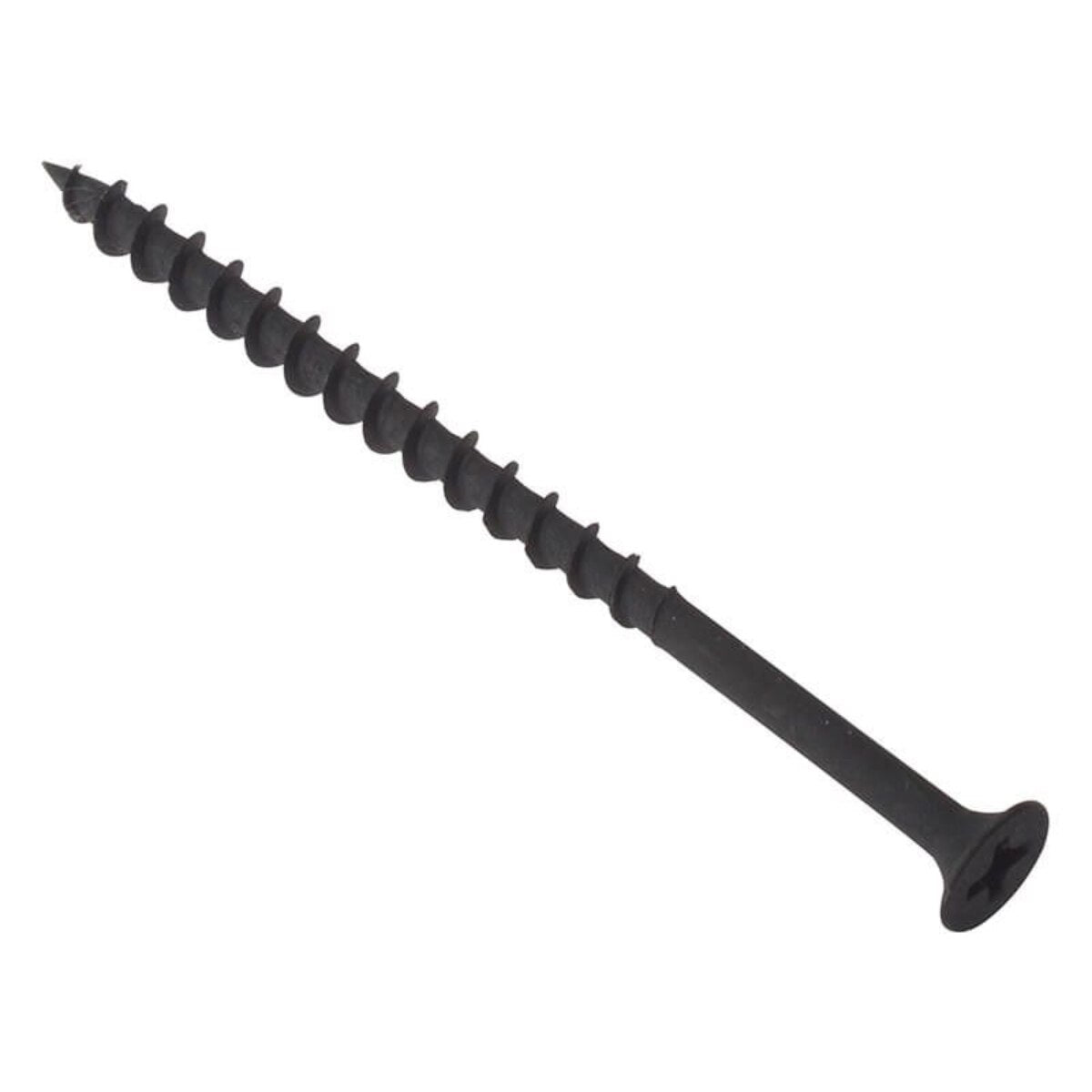 Forgefix Drywall Screw Phillips Bugle Head Black Phosphate 4.2 x 75mm Box 100 - Image 1