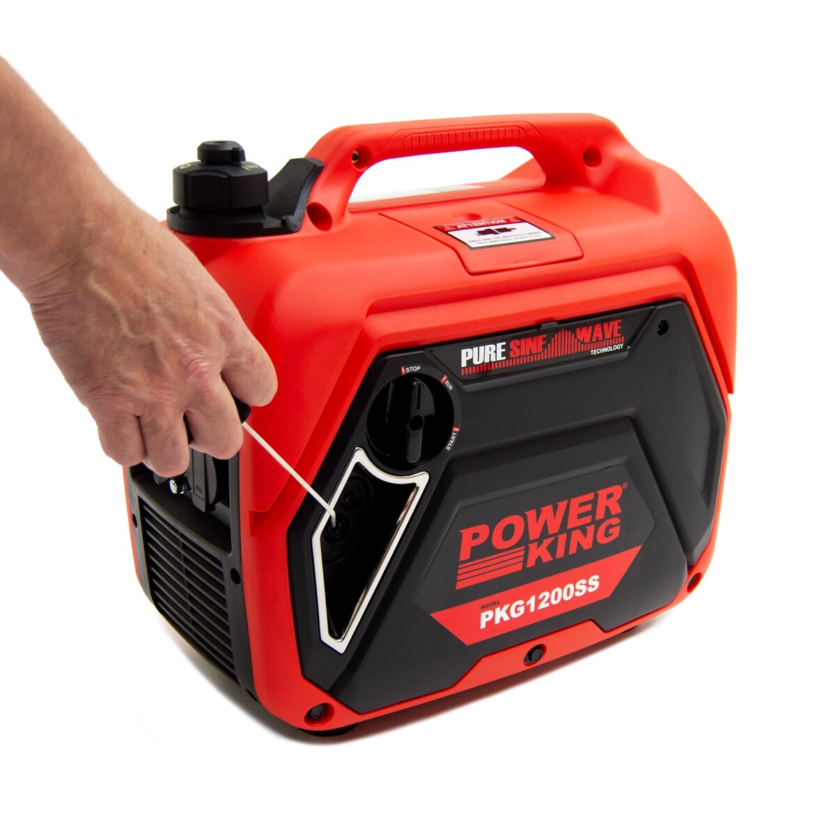 PowerKing 1050w 1.3kVA Silent Petrol Inverter Generator PKG1200SS - Image 6