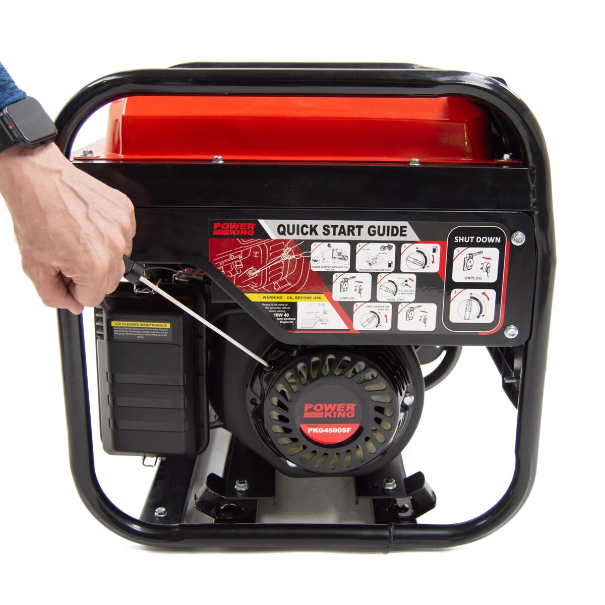 PowerKing 3800w 4.75kVA Petrol Inverter Generator PKG4500SF - Image 5