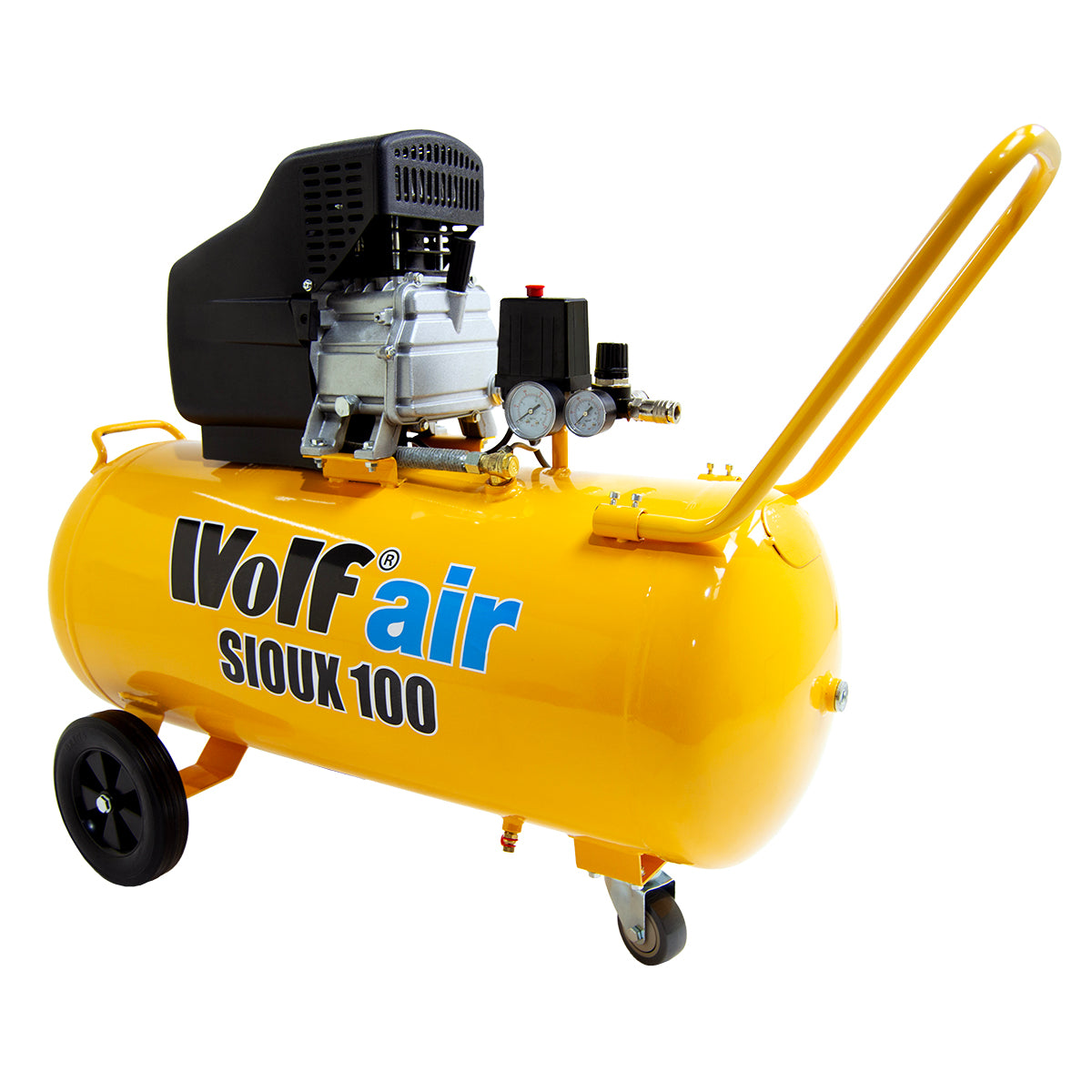 Wolf Sioux 100 9.6CFM 2.5HP Portable Air Compressor 100L