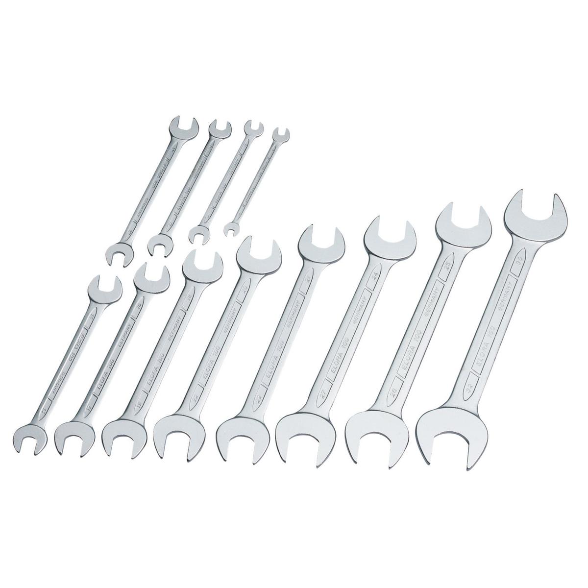 Elora Long Metric Open End Spanner Set (12 Piece) - Image 1