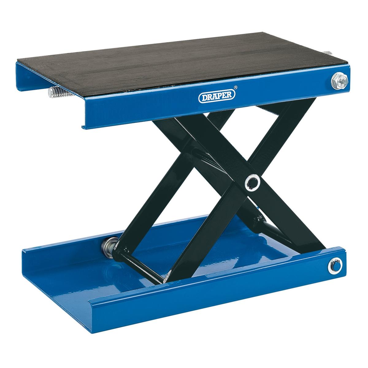 Draper Motorcycle Scissor Stand with Pad, 450kg - Image 1