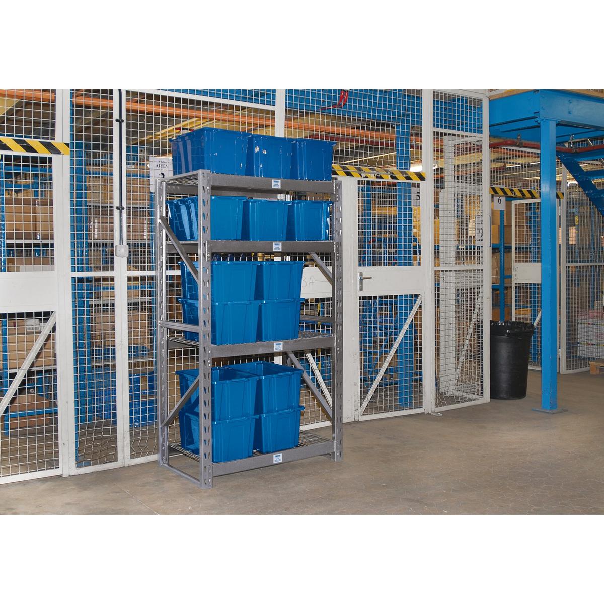 Draper Expert Expert Heavy Duty Steel 4 Shelving Unit, 1040 x 610 x 1830mm - Image 4