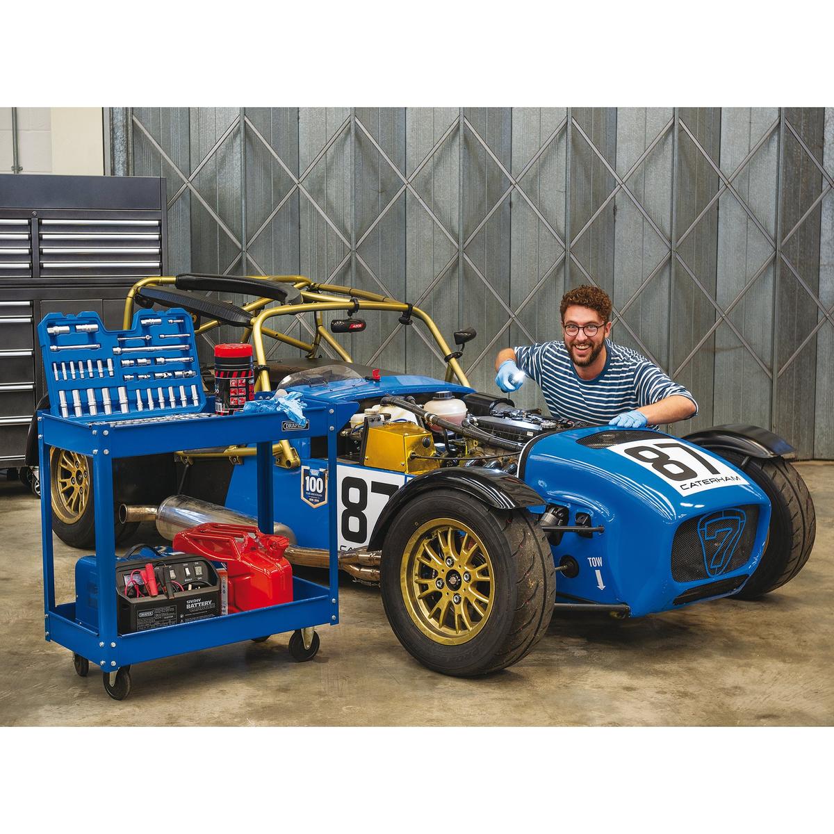 Draper 2 Tier Tool Trolley - Image 2