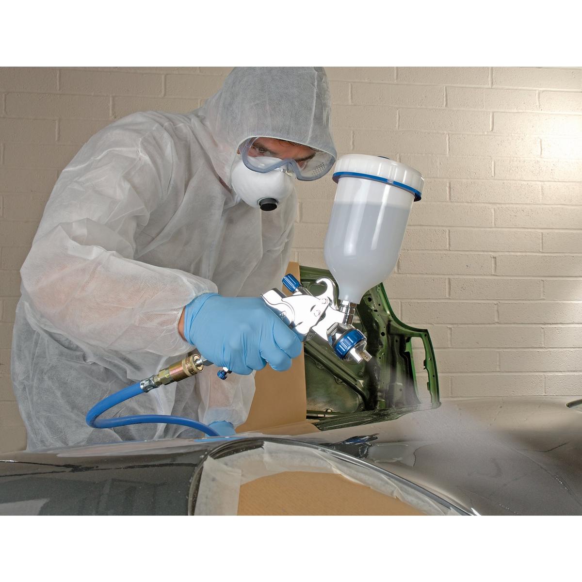 Draper Gravity Feed HVLP Air Spray Gun, 600ml - Image 3