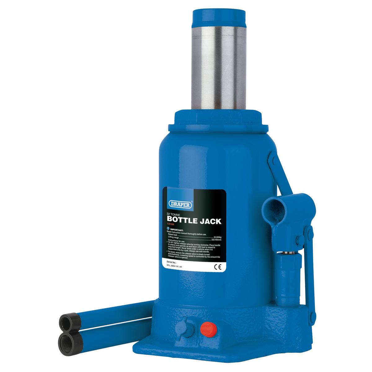 Draper Hydraulic Bottle Jack, 32 Tonne - Image 2