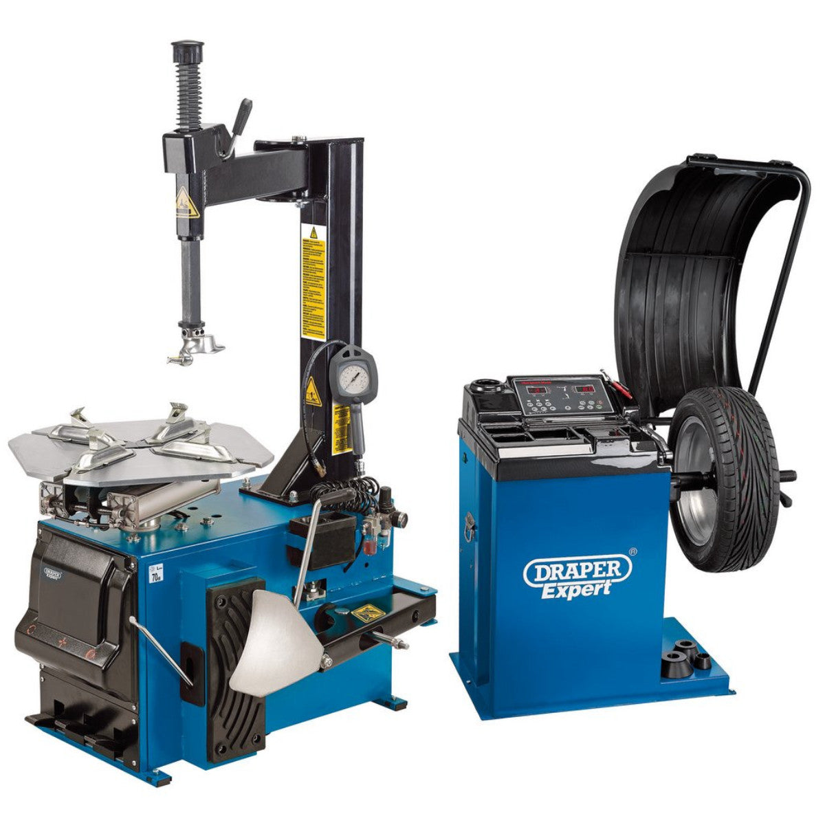 Draper Expert Tyre Changer and Wheel Balancer Kit 16235