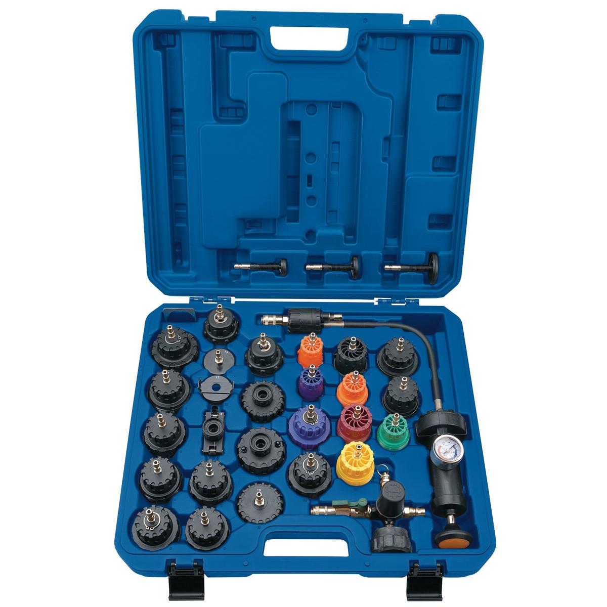 Draper Expert Radiator and Cap Pressure Test Kit (32 Piece) - Image 2