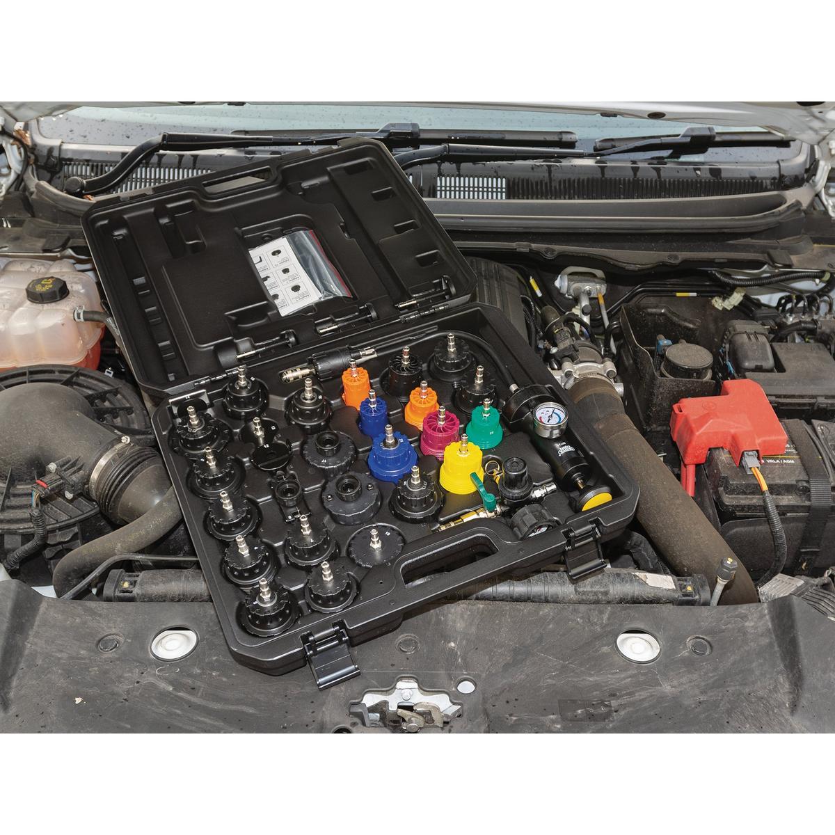 Draper Expert Radiator and Cap Pressure Test Kit (32 Piece) - Image 5