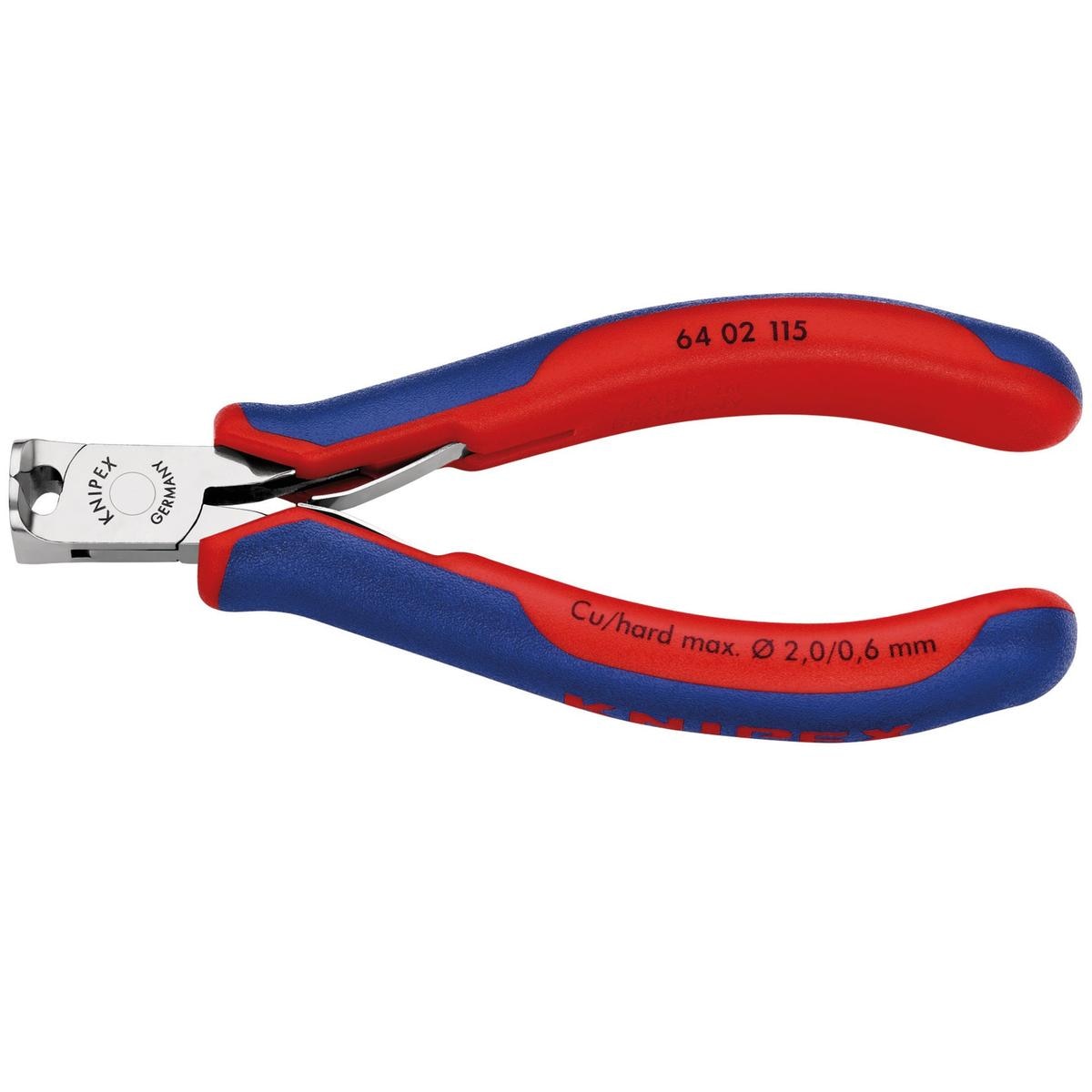 KNIPEX 64 02 115 Electronics End Cutting Nipper, 115mm - Image 1
