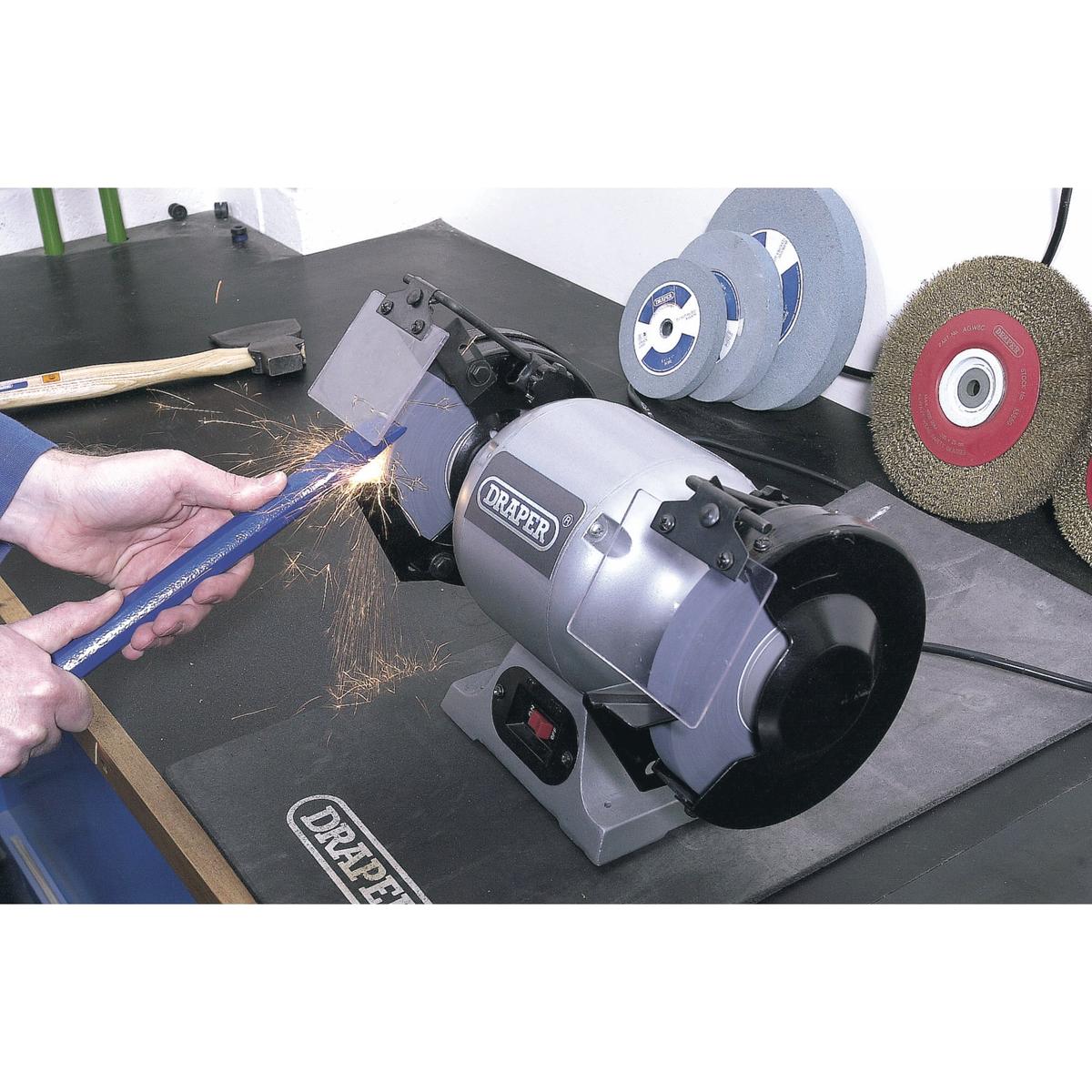 Draper 230V Heavy Duty Bench Grinder, 150mm, 370W - Image 4