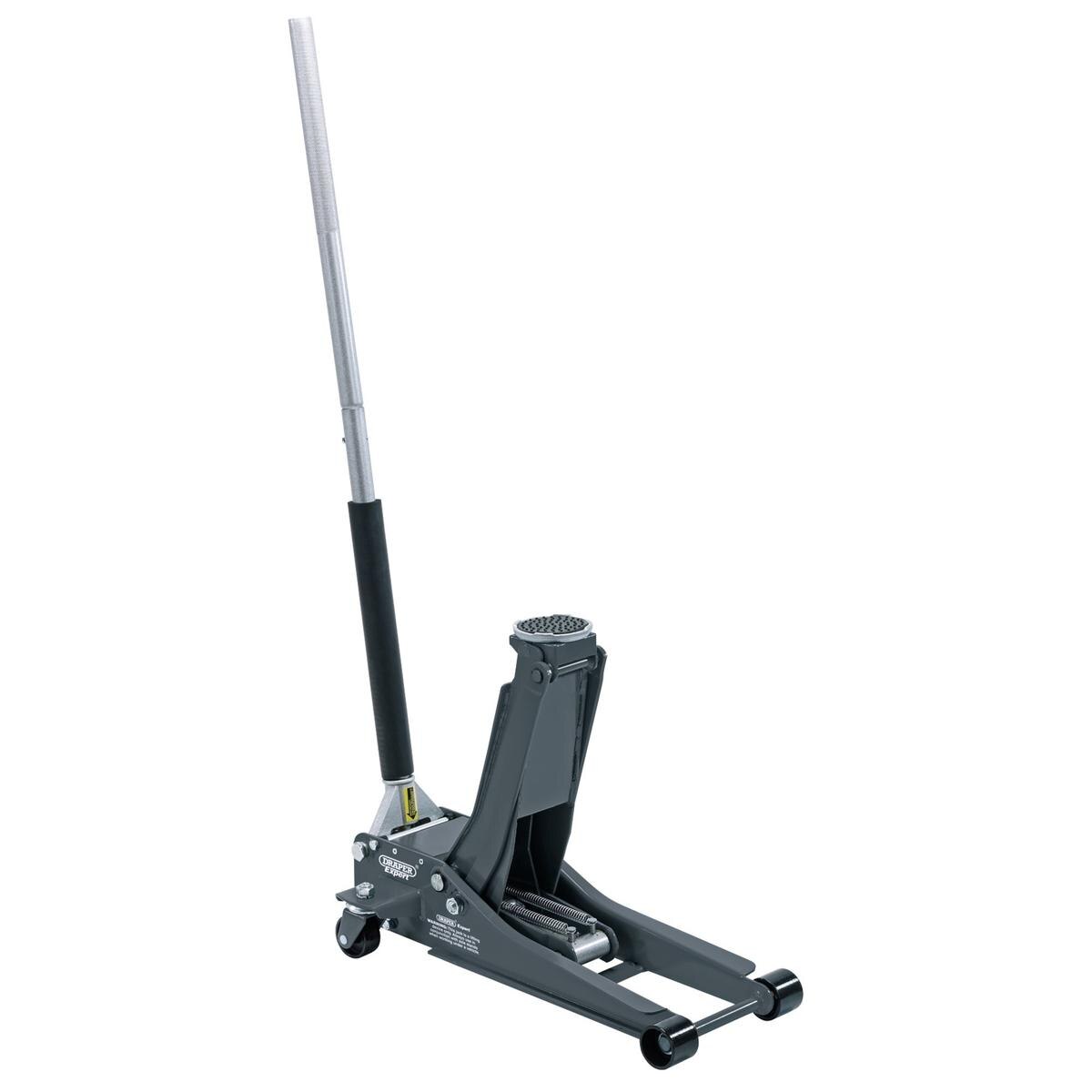 Draper Expert Professional Low Profile Garage Trolley Jack, 2 Tonne - Image 2