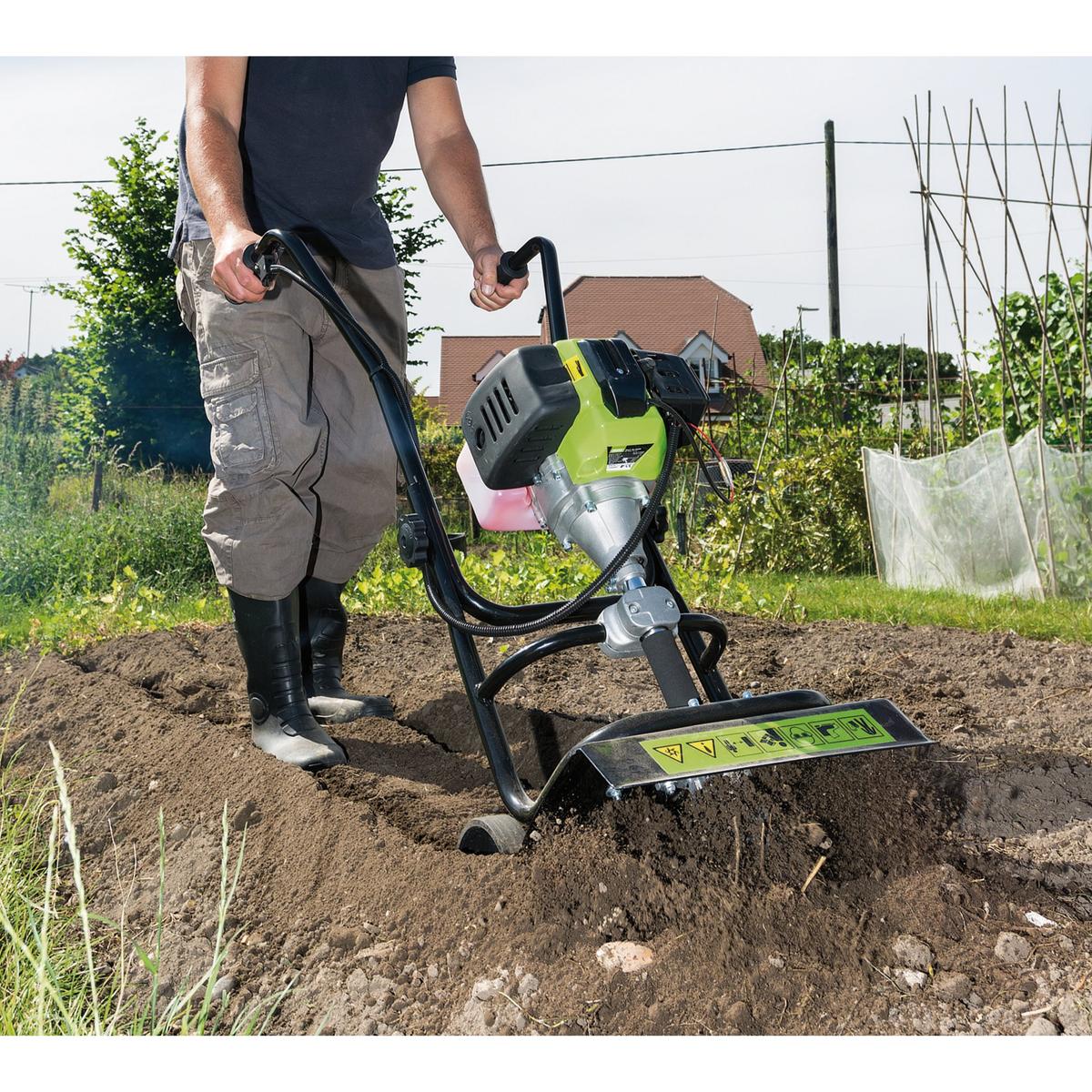 Draper Petrol Tiller and Cultivator, 320mm, 42.7cc/3HP - Image 4
