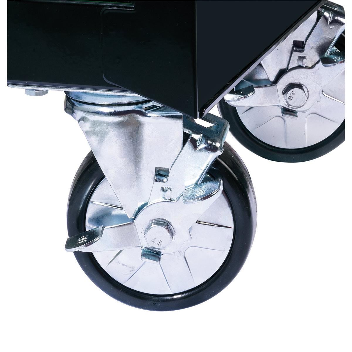 Draper Roller Tool Cabinet, 7 Drawer, 26", Black - Image 2