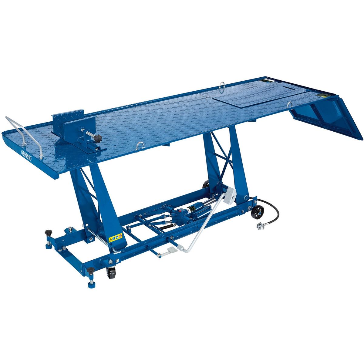 Draper Pneumatic/Hydraulic Motorcycle Lift, 450kg - Image 1